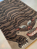 Tibet Rug Company 60 CT Tiger Pelt Mocha Rug