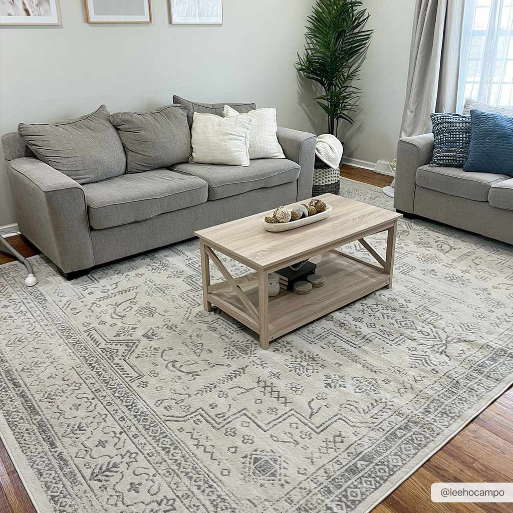 Hauteloom Tigris TGS2323 Ivory Machine Made Polypropylene Rug