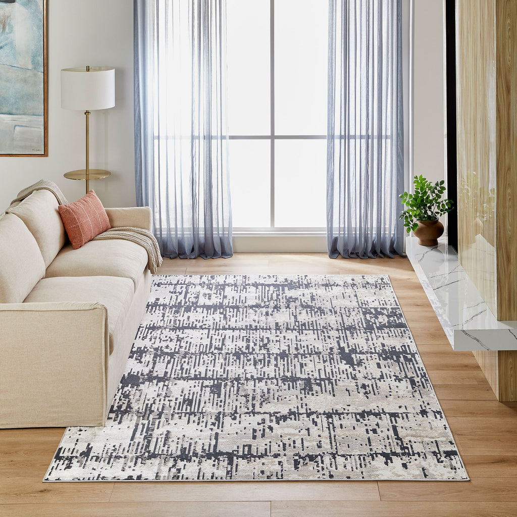 lavin jasmine u5016 black rug