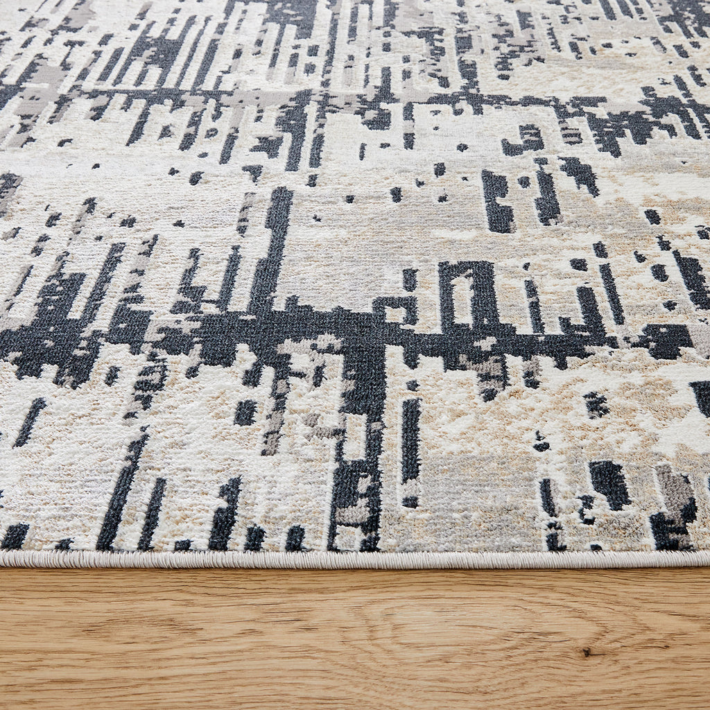 lavin jasmine u5016 black rug