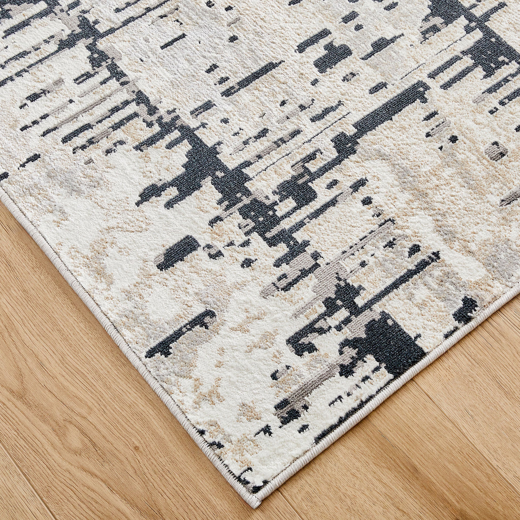 lavin jasmine u5016 black rug
