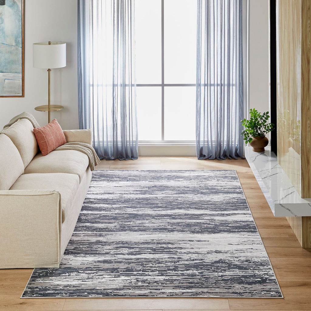 lavin jasmine u5017 black rug