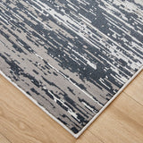 lavin jasmine u5017 black rug