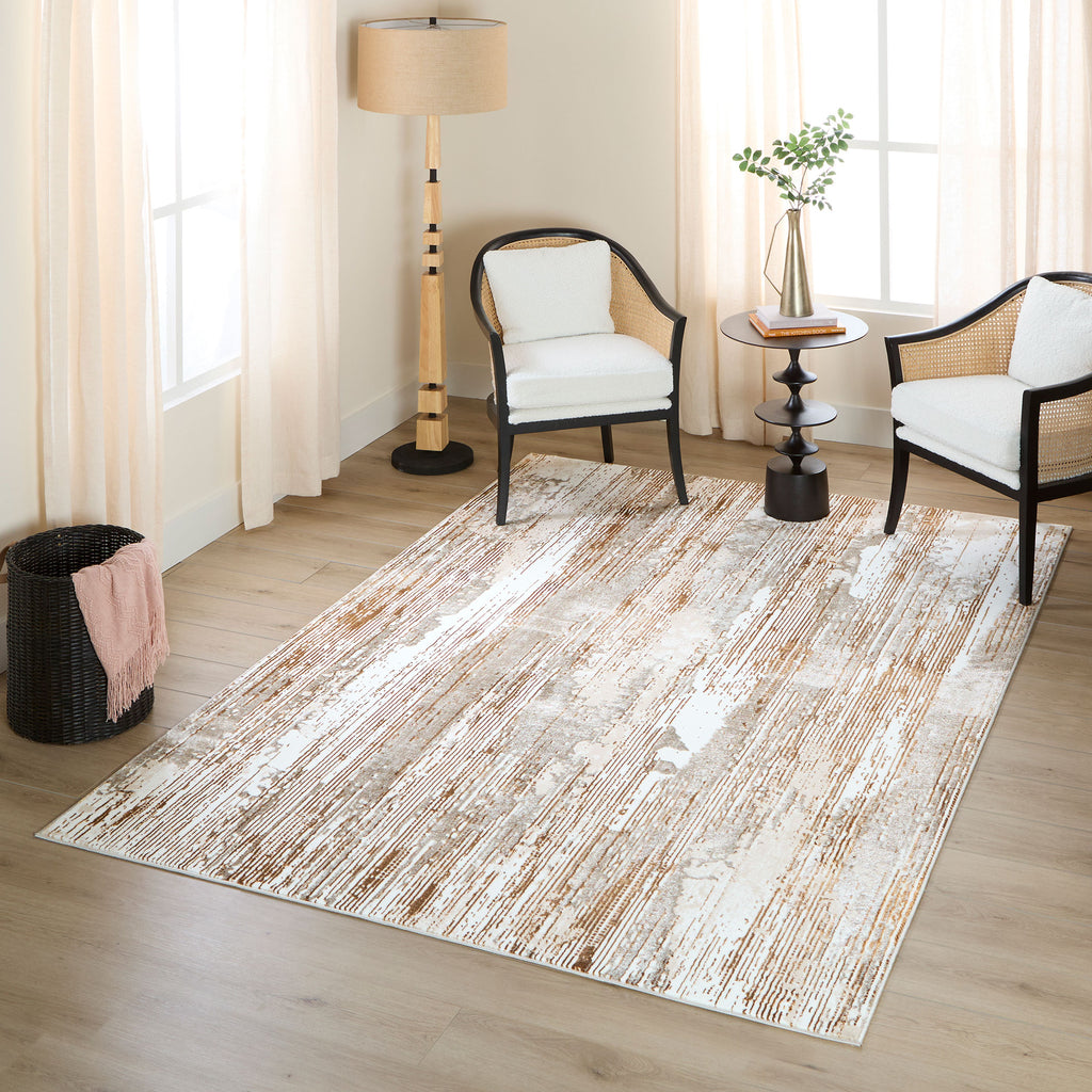 lavin melet u5021 gold rug