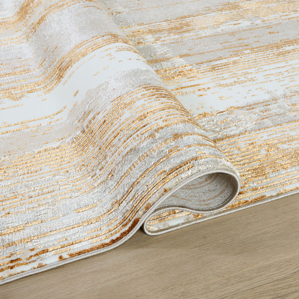 lavin melet u5021 gold rug