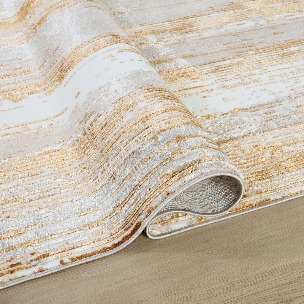 lavin melet u5021 gold rug