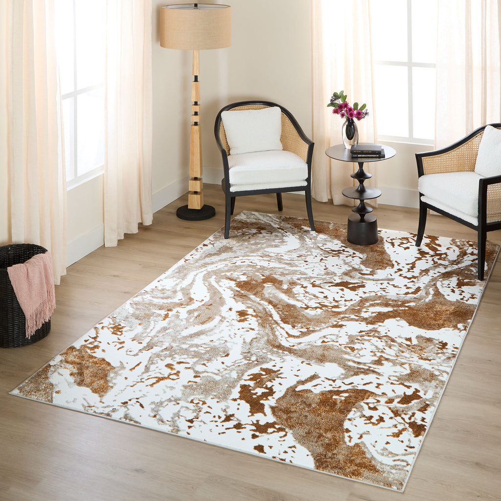 lavin melet u5025 orange rug