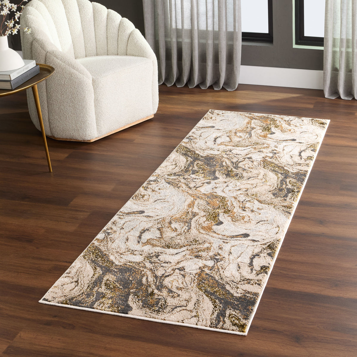 lavin artema u6001 brown rug