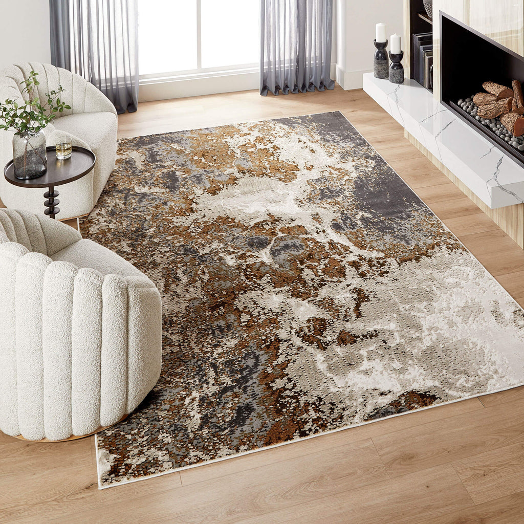 lavin artema u6005 brown rug