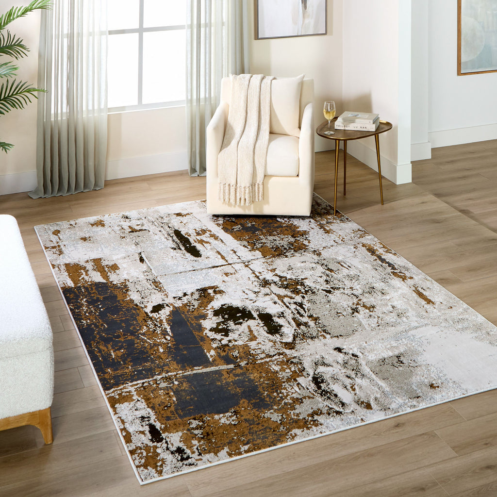 lavin artema u6009 brown rug