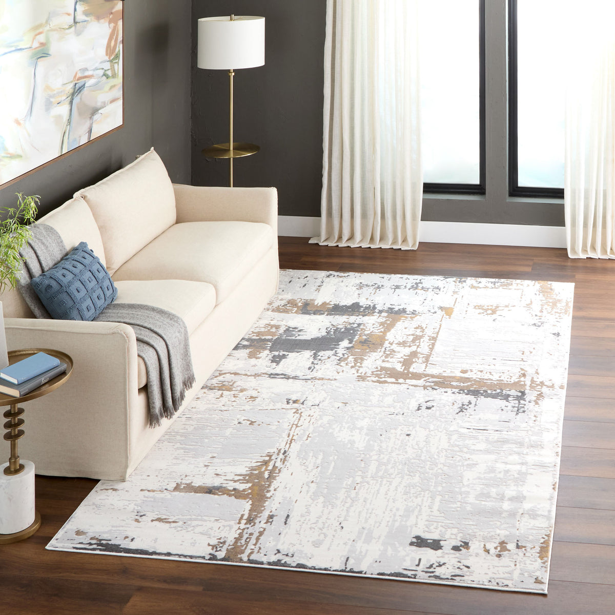 lavin veleka u6016 gray rug