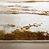 lavin sibel u7001 gold rug