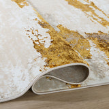 lavin sibel u7001 gold rug