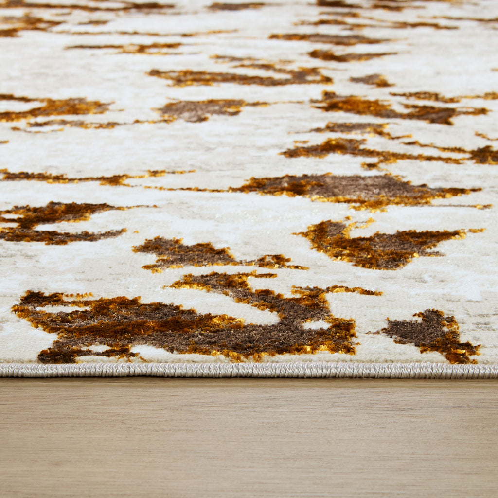 lavin sibel u7002 gold rug