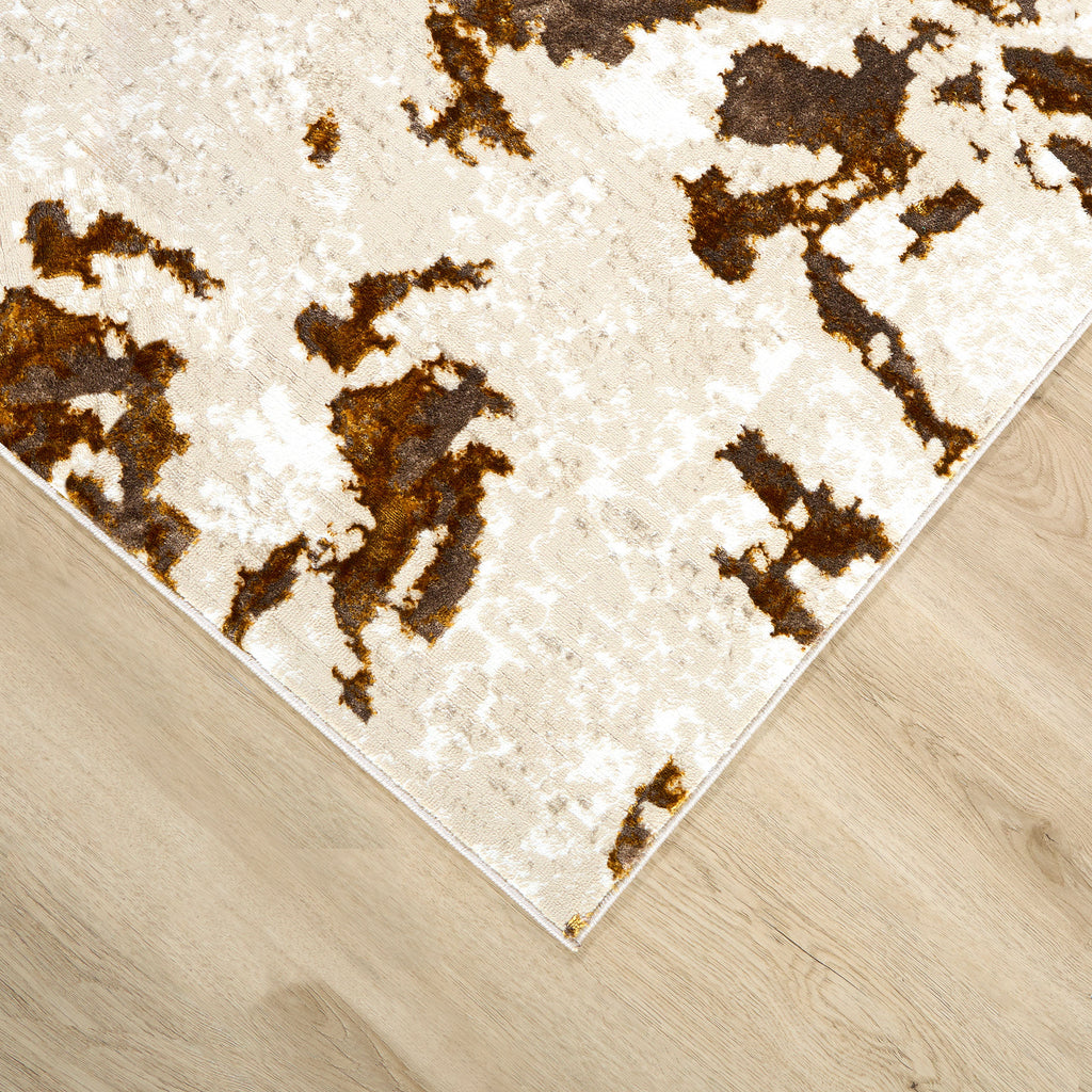 lavin sibel u7002 gold rug