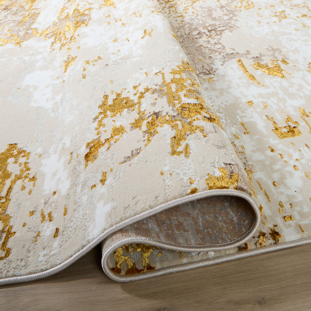lavin sibel u7003 gold rug