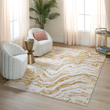 lavin sibel u7005 gold rug