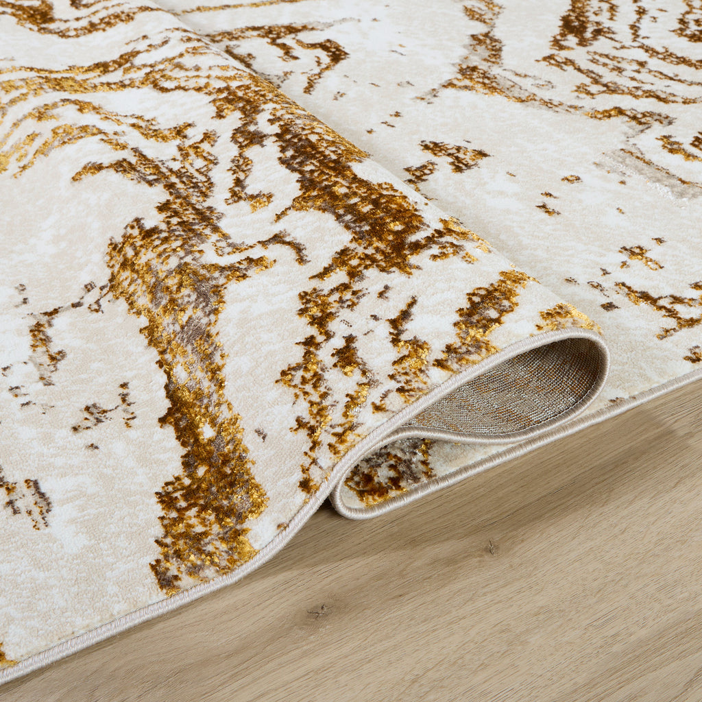lavin sibel u7005 gold rug