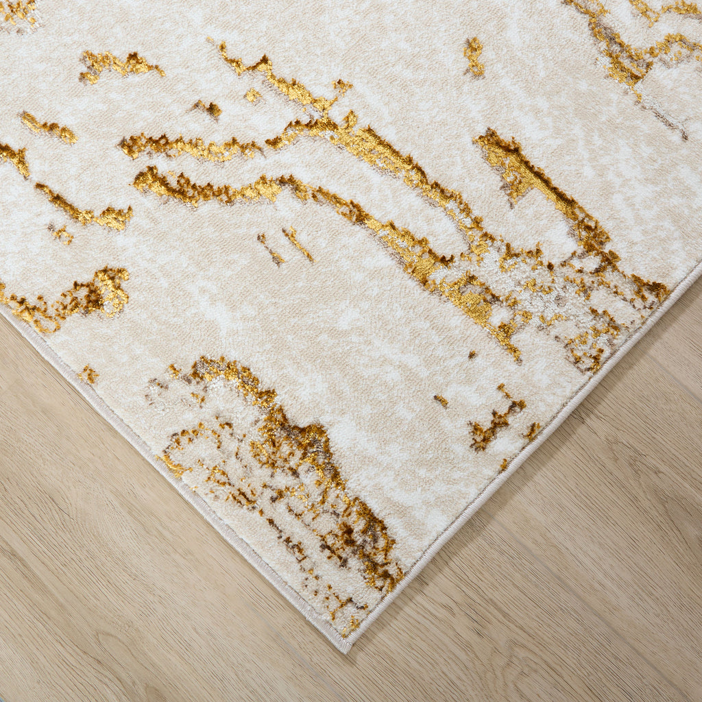 lavin sibel u7005 gold rug