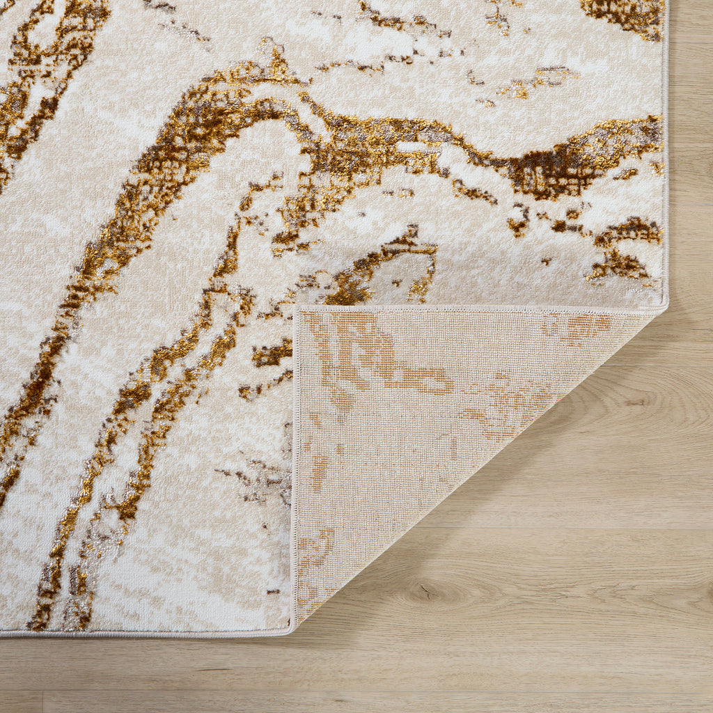 lavin sibel u7005 gold rug