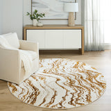 lavin sibel u7005 gold rug