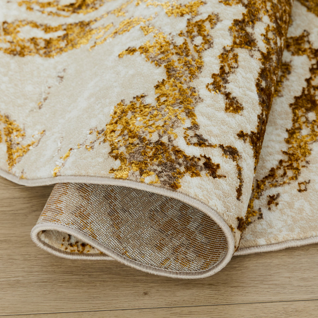 lavin sibel u7005 gold rug