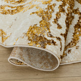 lavin sibel u7005 gold rug