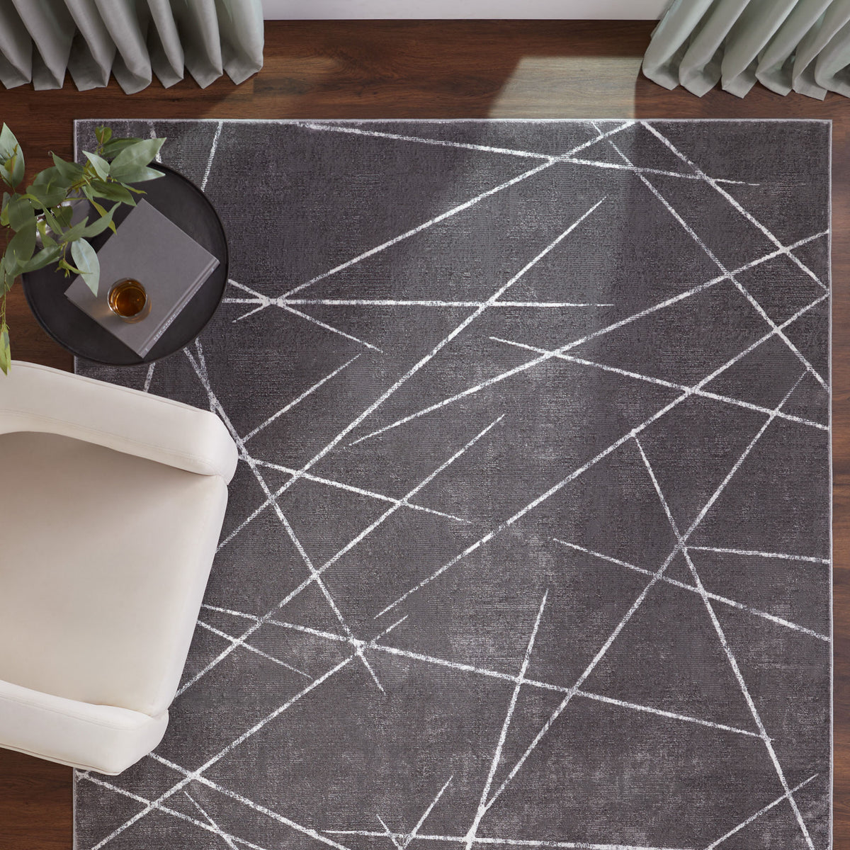 lavin livenza u7006 black rug