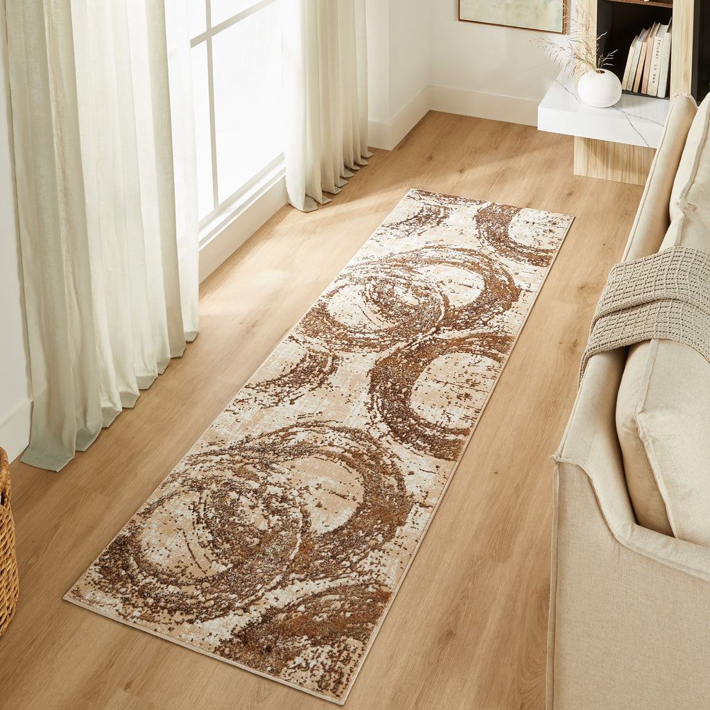 lavin piave u8001 brown rug