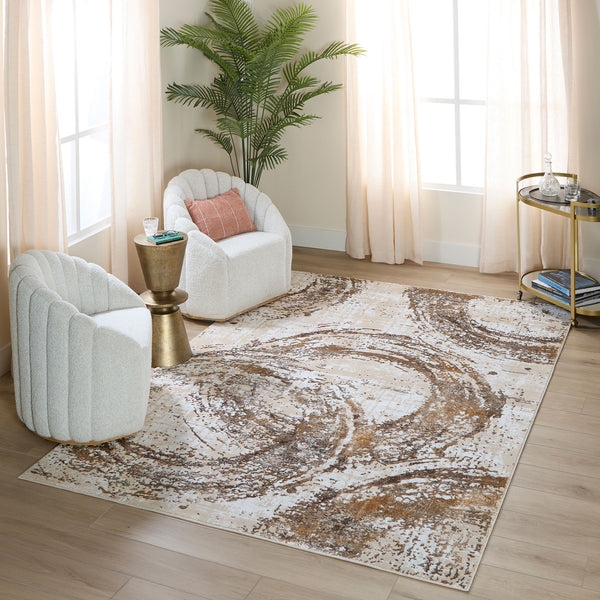 lavin piave u8001 brown rug