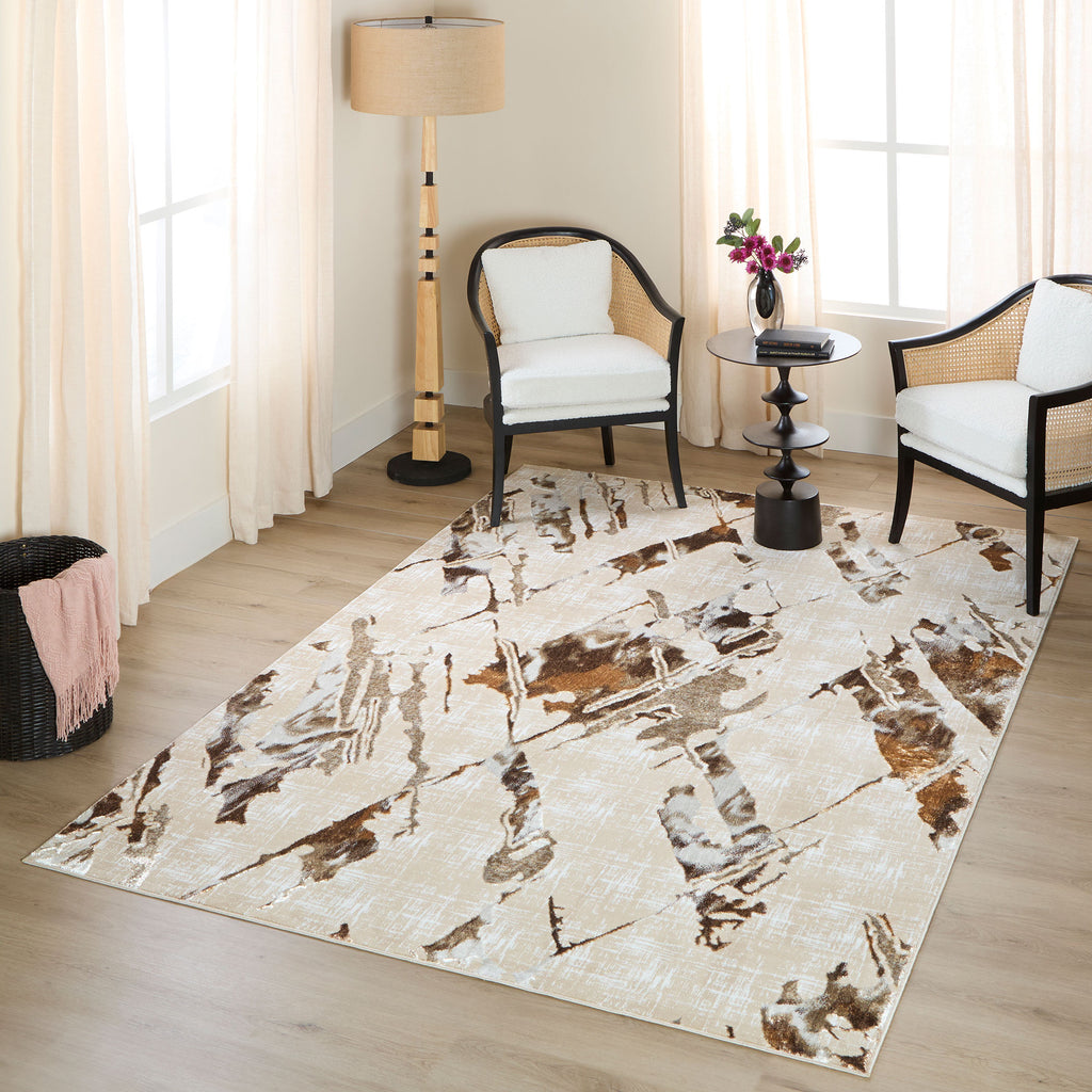lavin piave u8006 brown rug