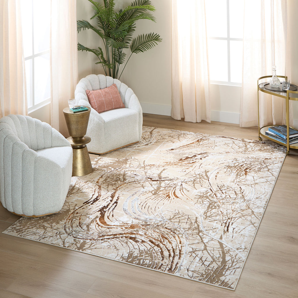 lavin piave u8008 brown rug