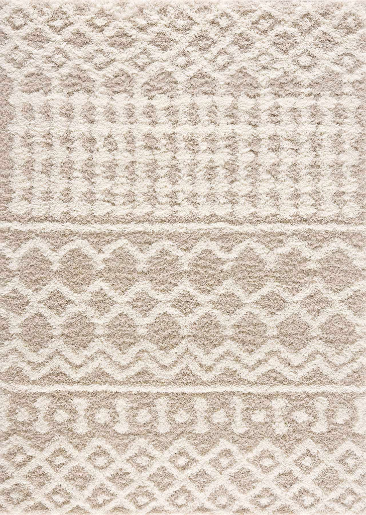Hauteloom Prompton PROM Cream Machine Made Polypropylene Rug