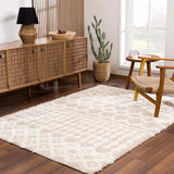 Hauteloom Prompton PROM Cream Machine Made Polypropylene Rug