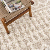 Hauteloom Prompton PROM Cream Machine Made Polypropylene Rug