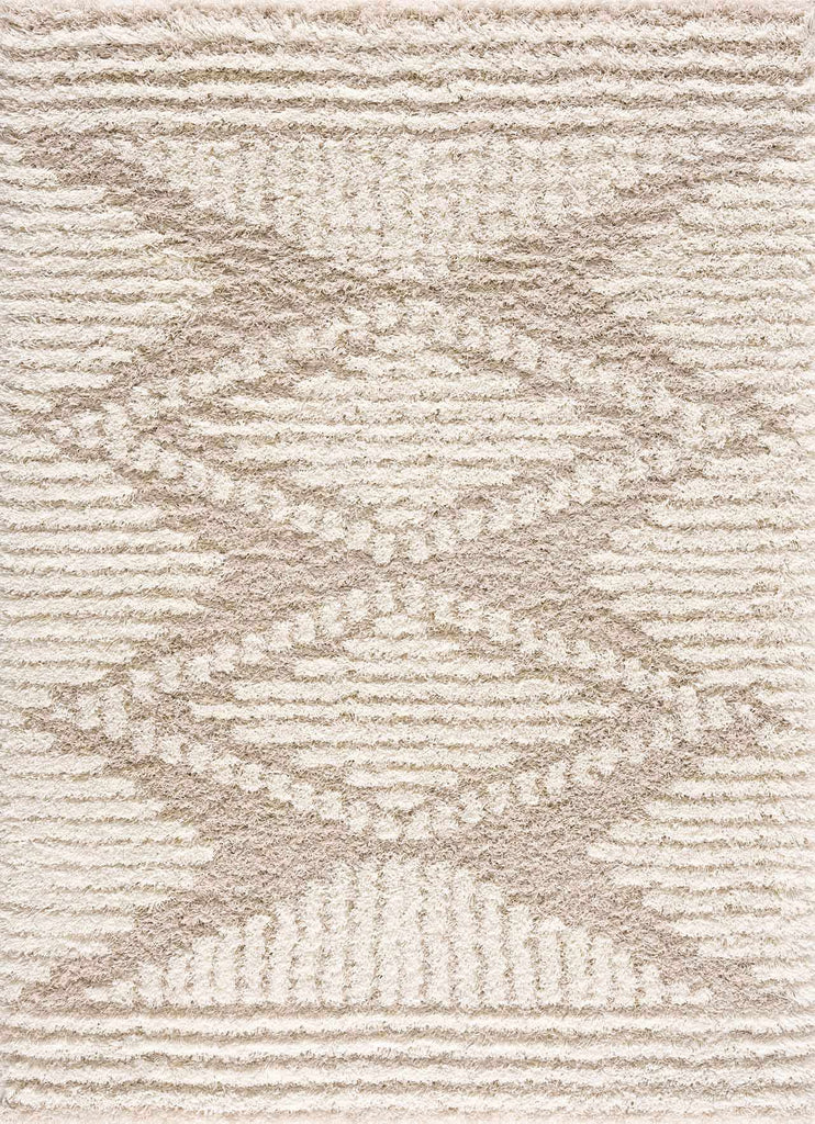 Hauteloom Igor IGO Beige Machine Made Polypropylene Rug