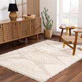 Hauteloom Igor IGO Beige Machine Made Polypropylene Rug