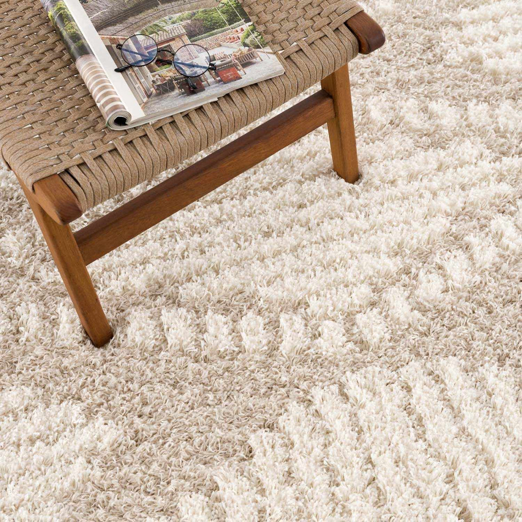 Hauteloom Igor IGO Beige Machine Made Polypropylene Rug