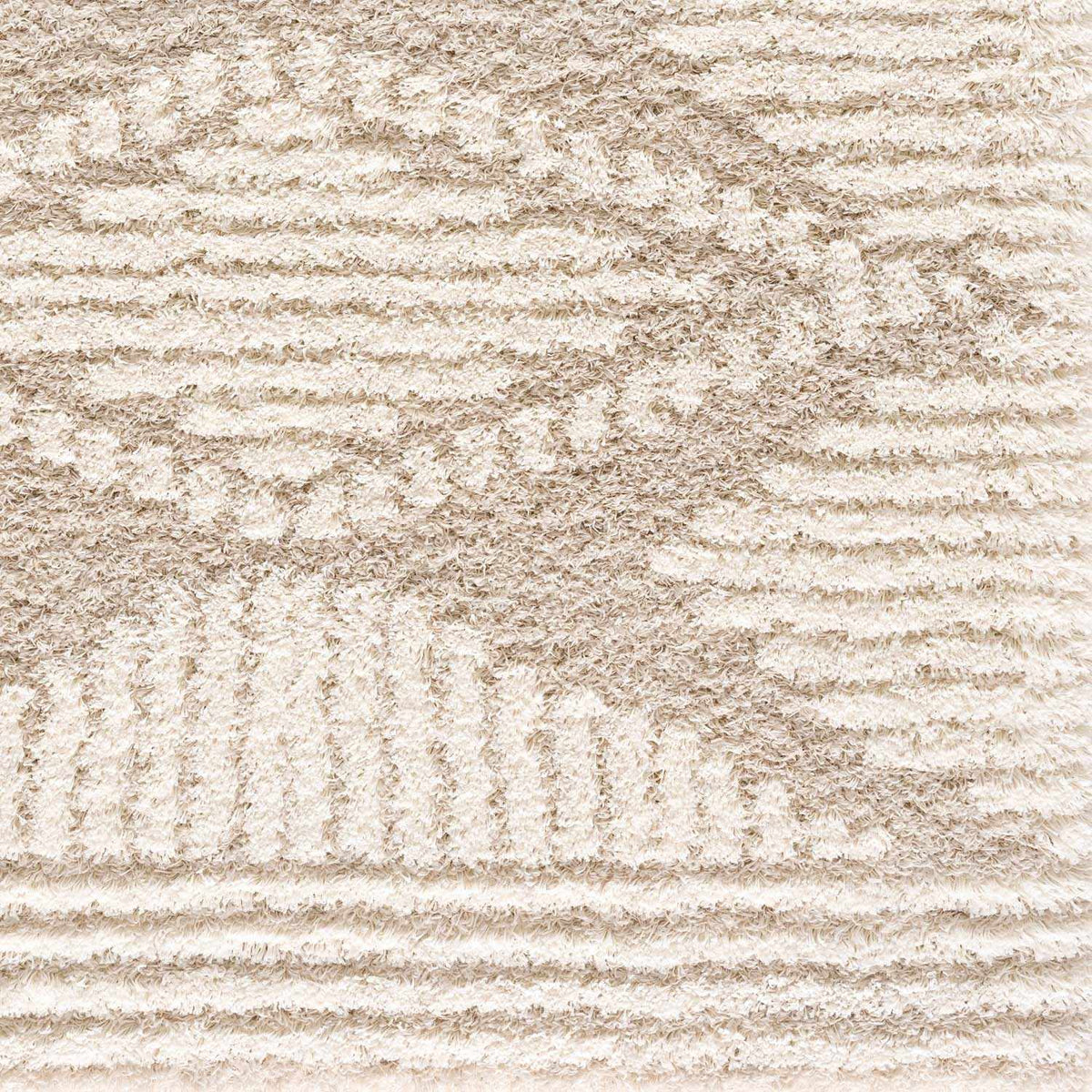 Hauteloom Igor IGO Beige Machine Made Polypropylene Rug