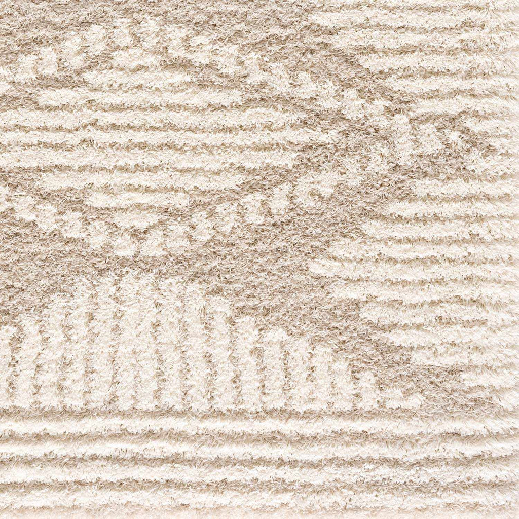 Hauteloom Igor IGO Beige Machine Made Polypropylene Rug