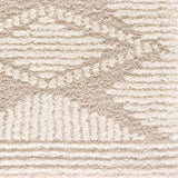 Hauteloom Igor IGO Beige Machine Made Polypropylene Rug