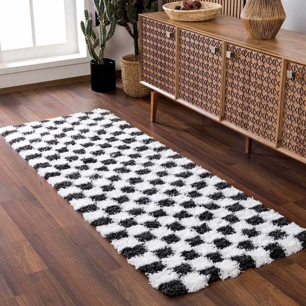 Hauteloom Atira ATIR White Machine Made Polypropylene Rug