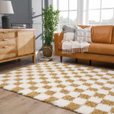 Hauteloom Atira SUSGATIRBA1 Mustard Machine Made Polypropylene Rug