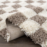 Hauteloom Atira SUSGATIRBA3 Cream Machine Made Polypropylene Rug