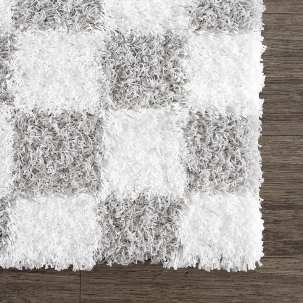 Hauteloom Atira SUSGATIRBA4 Light Gray Machine Made Polypropylene Rug
