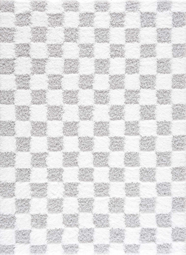 Hauteloom Atira SUSGATIRBA4 Light Gray Machine Made Polypropylene Rug