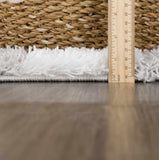 Hauteloom Atira SUSGATIRBA4 Light Gray Machine Made Polypropylene Rug