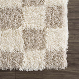 Hauteloom Atira SUSGATIRBA5 Cream Machine Made Polypropylene Rug
