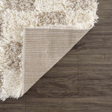 Hauteloom Atira SUSGATIRBA5 Cream Machine Made Polypropylene Rug