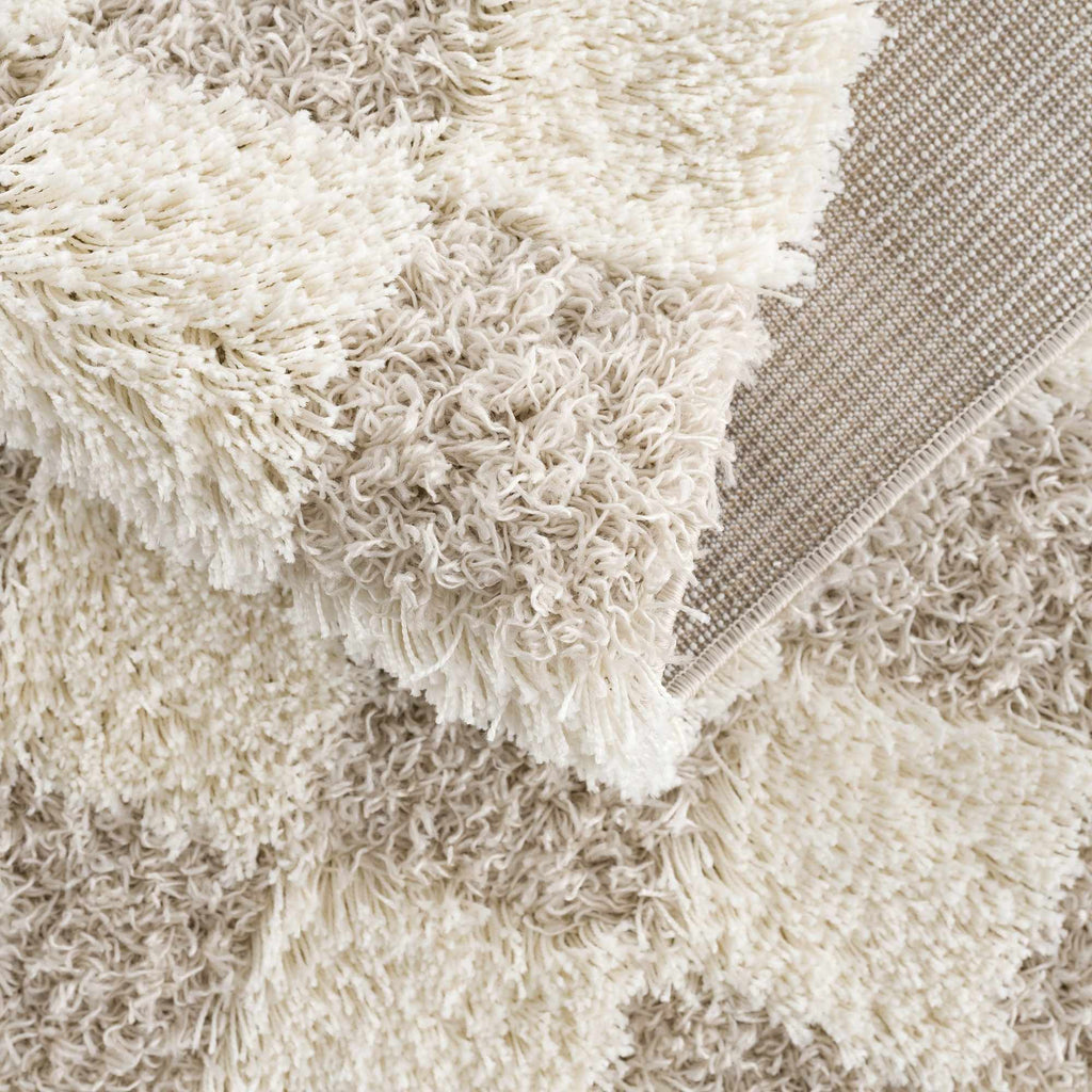 Hauteloom Atira SUSGATIRBA5 Cream Machine Made Polypropylene Rug